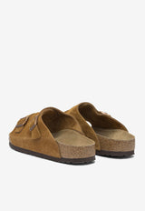 Birkenstock Zürich Suede Flat Sandals Brown 1023891UMINK_81953
