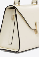 Valextra Mini Iside Leather Top Handle Bag Ivory WBES0036028LOC99WW_81990