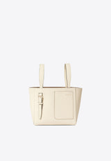 Valextra Mini Con Tracolla Soft Leather Bucket bag White WBSF0090028LOCTFWW_81989