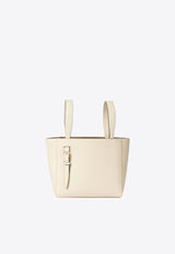 Valextra Mini Con Tracolla Soft Leather Bucket bag White WBSF0090028LOCTFWW_81989