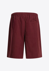 Stüssy Logo Print Track Shorts Bordeaux 1123340606 WINE_82317