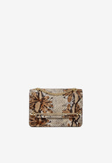 Strathberry Mini East/West Snake Print Leather Crossbody Bag Beige 20251-577-550-465_ANIMAL PRI