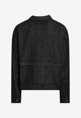 Denim Zip Shirt Jacket