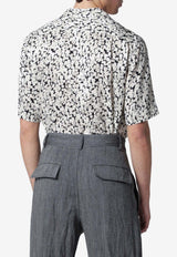Dries Van Noten Printed Buttoned Shirt White 207423030/S_DRVNO-005