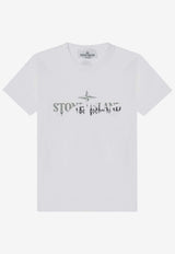 Boys Logo-Patched Crewneck T-shirt