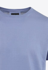 Silk-Blend Short-Sleeved Sweater