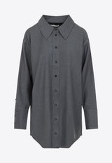 Long-Sleeved Wool Shirt