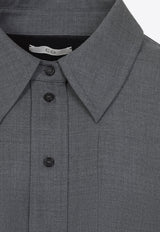 Long-Sleeved Wool Shirt