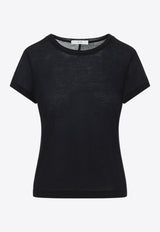 Semi-Sheer Fitted T-shirt
