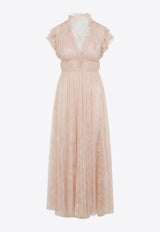 Floral Lace Maxi Dress