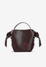 Mini Musubi Leather Top Handle Bag