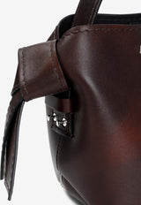 Mini Musubi Leather Top Handle Bag