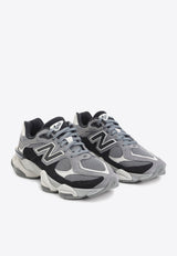 9060 Low-Top Sneakers in Black and Castlerock