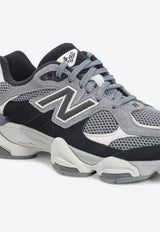 9060 Low-Top Sneakers in Black and Castlerock