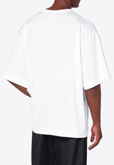 Dries Van Noten Oversized Crewneck T-shirt White 211022600/R_DRVNO-001