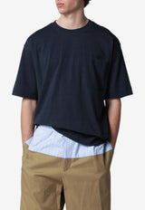 Dries Van Noten Loose-Fit T-shirt Blue 211103603/S_DRVNO-509