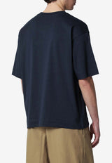 Dries Van Noten Loose-Fit T-shirt Blue 211103603/S_DRVNO-509