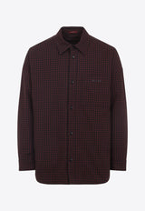 Checked Long-Sleeved Shirt