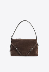 Mini Voyou Suede Shoulder Bag