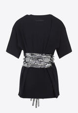 Numeric Patch T-shirt with Gloves