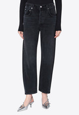 Citizens Of Humanity Dahlia Bow-Leg Jeans Black 21193007/R_CITIZ-STTON