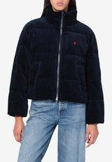 Polo Ralph Lauren Corduroy Puffer Jacket Blue 211971178003NY_POLOR-NA