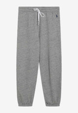 Polo Ralph Lauren Logo Embroidered Track Pants Gray 211971694001CO/S_POLOR-DV