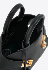 Salvatore Ferragamo Mini Hug Top Handle Bag in Calf Leather 215975 HUG MINI 768853 NERO