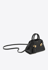 Salvatore Ferragamo Mini Hug Top Handle Bag in Calf Leather 215975 HUG MINI 768853 NERO