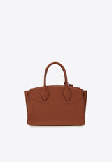 Ferragamo Medium Studio North-West Leather Top Handle Bag Cognac 21A112 ST SOFT S NW 786168 NEW COGNAC