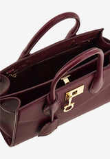 Ferragamo Medium Studio Soft Top Handle Bag Plum 21A112 ST SOFT S NW 789528 PLUM