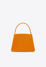 Ferragamo XS Studio Box North/West Top Handle Bag Orange 21A210 ST BOX S NW 786124 TUMERIC