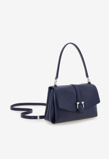 Ferragamo Small Mia Calf Leather Shoulder Bag Navy 21A471 TH M 791738 NEW NAVY DKB