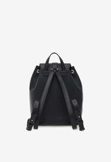 Ferragamo Gancini Calf Leather Backpack Black 21A557 BACKPACK 791119 NERO