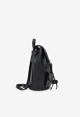 Ferragamo Gancini Calf Leather Backpack Black 21A557 BACKPACK 791119 NERO