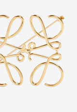 Anagram Logo Brooch