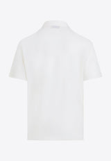 Short-Sleeved Wool Polo T-shirt