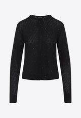 Wool Crewneck Cardigan