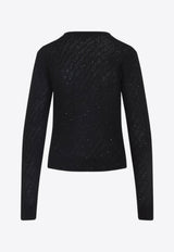 Wool Crewneck Cardigan