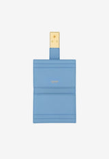 Salvatore Ferragamo Portacarte Hug Leather Cardholder Sky Blue 220552 PORTACARTE 775124 SKY BLUE