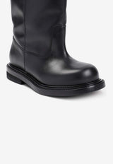 بوت من الجلد بطول الركبة