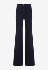 Pegaso-Embroidered Bootcut Jeans