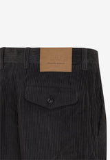 Carrot Corduroy Cropped Pants