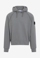 Logo-Patch Hooded Sweatshirt