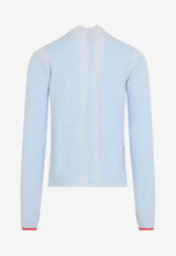 Half-Zip Knitted Sweater