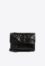 Medium Niki Shoulder Bag in Vintage Leather