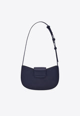 Ferragamo Mini Gabry Double Gancini Leather Shoulder Bag Navy 220947 GABRY 785943 NEW NAVY DKB