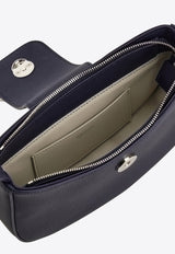 Ferragamo Mini Gabry Double Gancini Leather Shoulder Bag Navy 220947 GABRY 785943 NEW NAVY DKB