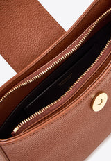 Ferragamo Mini Gabry Double Gancini Leather Shoulder Bag Cognac 220947 GABRY 785945 NEW COGNAC