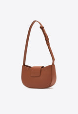 Ferragamo Mini Gabry Double Gancini Leather Shoulder Bag Cognac 220947 GABRY 785945 NEW COGNAC